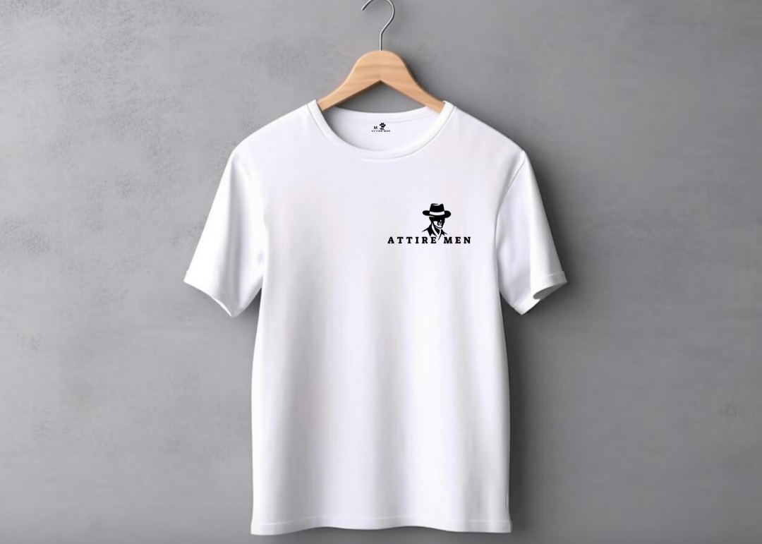 AttireMen™ Organic Cotton T-Shirt - White